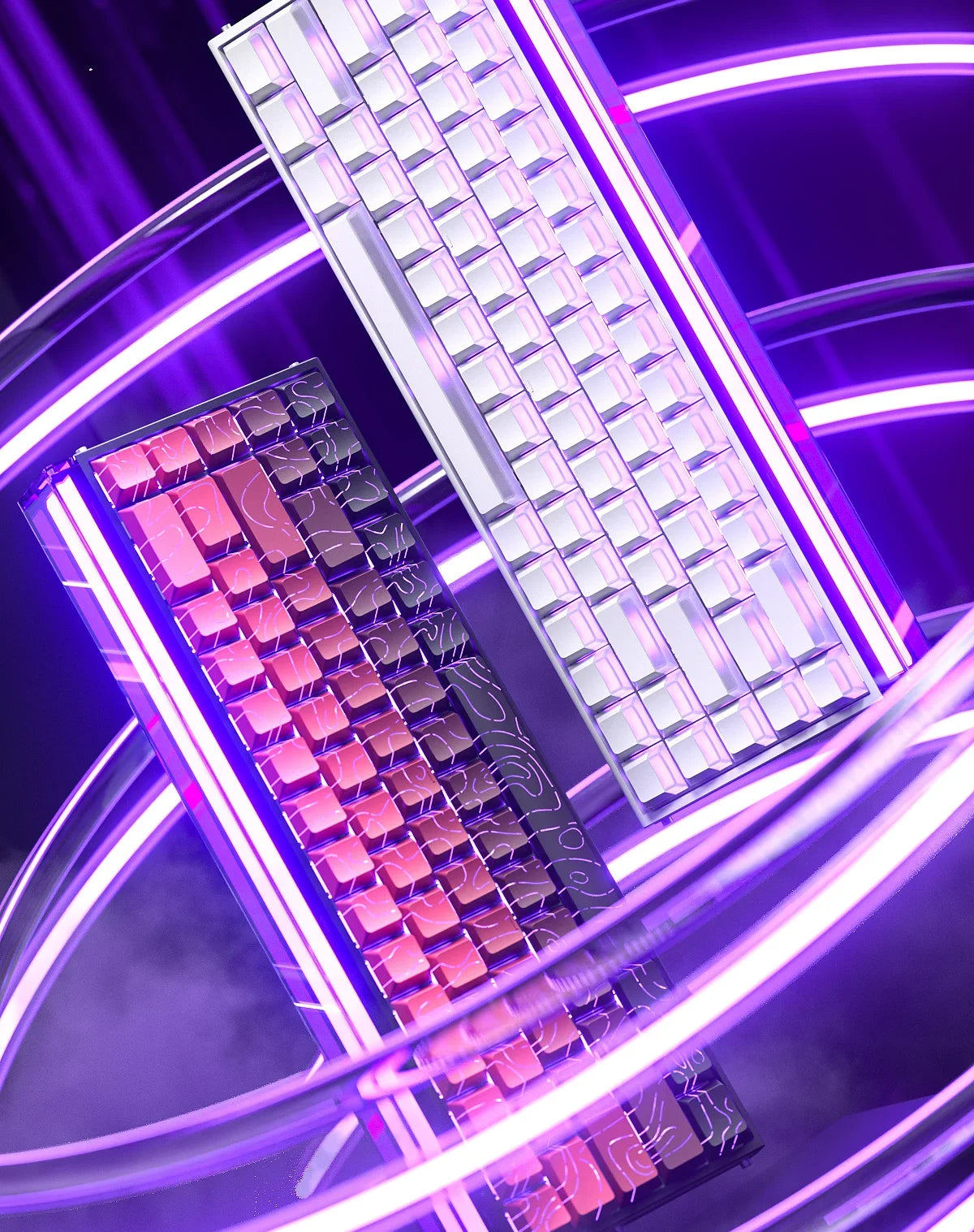 AULA New HERO 68HE/ULTRA INSTOCK Magnetic Switch Gaming Keyboard E-sport Custom Mechanical Wired Keyboard Ergonomics Accessories