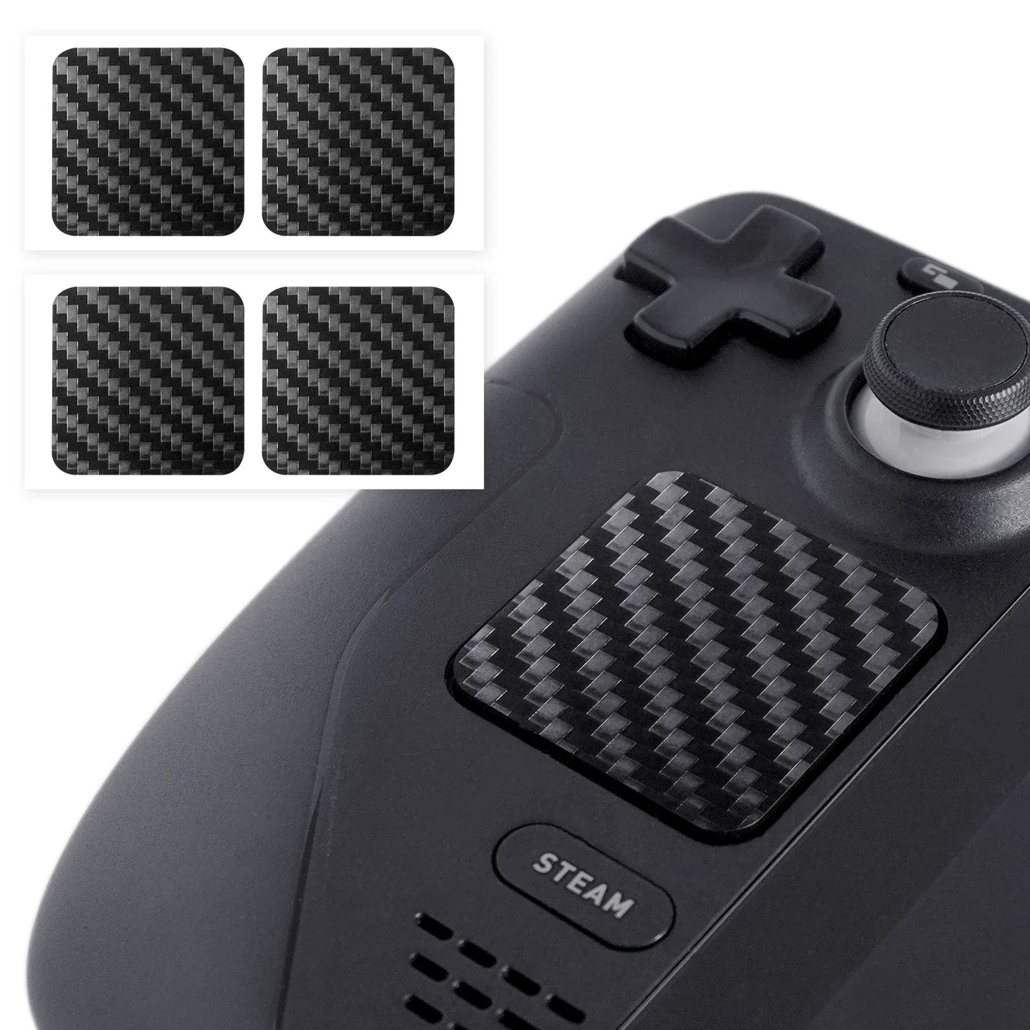 4Pieces TALONGAMES Touchpad Stickers For Steam Deck / Steam Deck OLED Version Wear-resistant Anti-scratch Protection Stickers