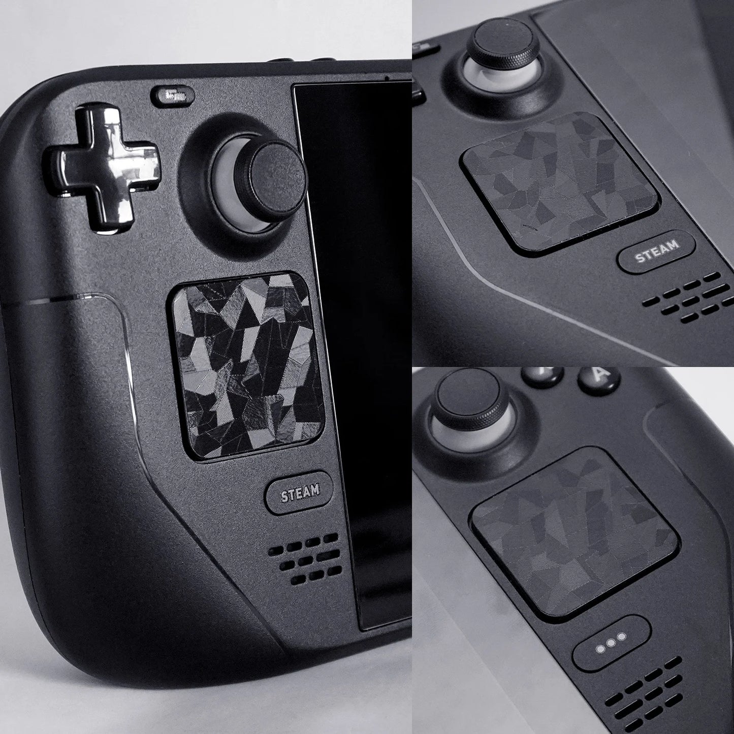 4Pieces TALONGAMES Touchpad Stickers For Steam Deck / Steam Deck OLED Version Wear-resistant Anti-scratch Protection Stickers
