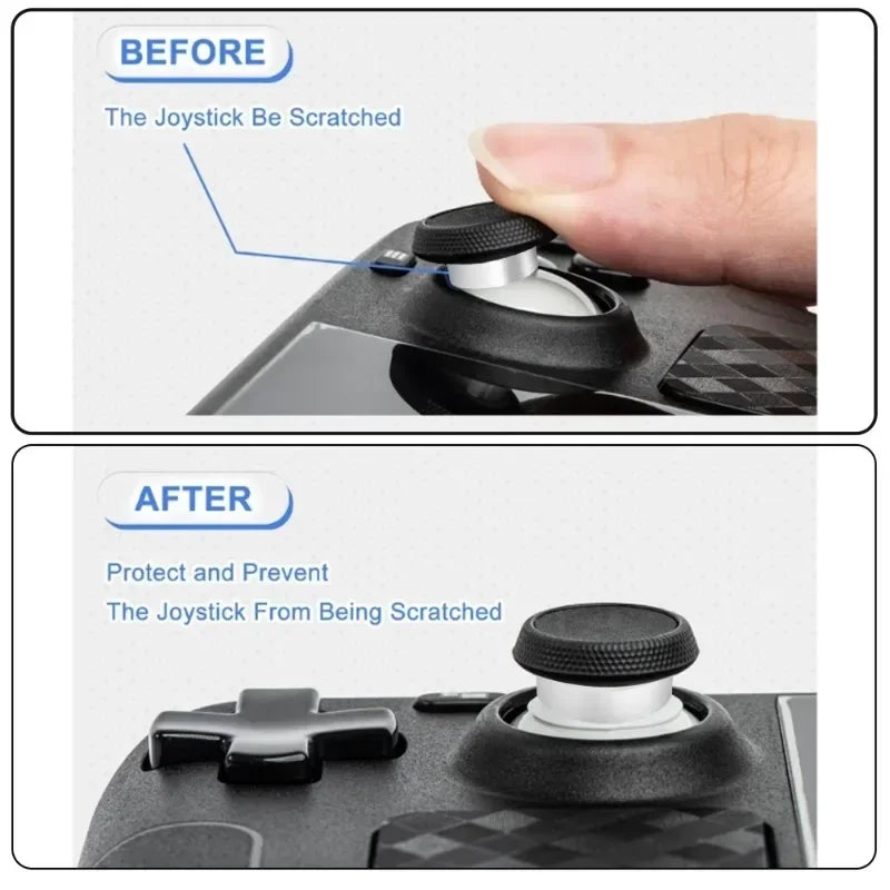 Joystick Protectors Invisible Elastic Rubber Anti-Wear Protector Ring Cover for Steam Deck Rog Ally Game Joystick Accessories