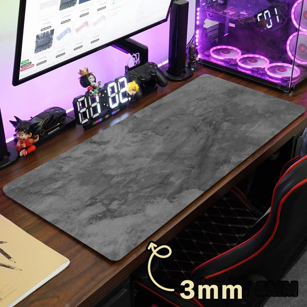 Large size desk mat 900x400mm overlock mouse pad xxl Desktop keyboard desk mat Grey series gaming mouse pad Computer accessories