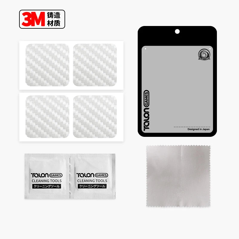 4Pieces TALONGAMES Touchpad Stickers For Steam Deck / Steam Deck OLED Version Wear-resistant Anti-scratch Protection Stickers