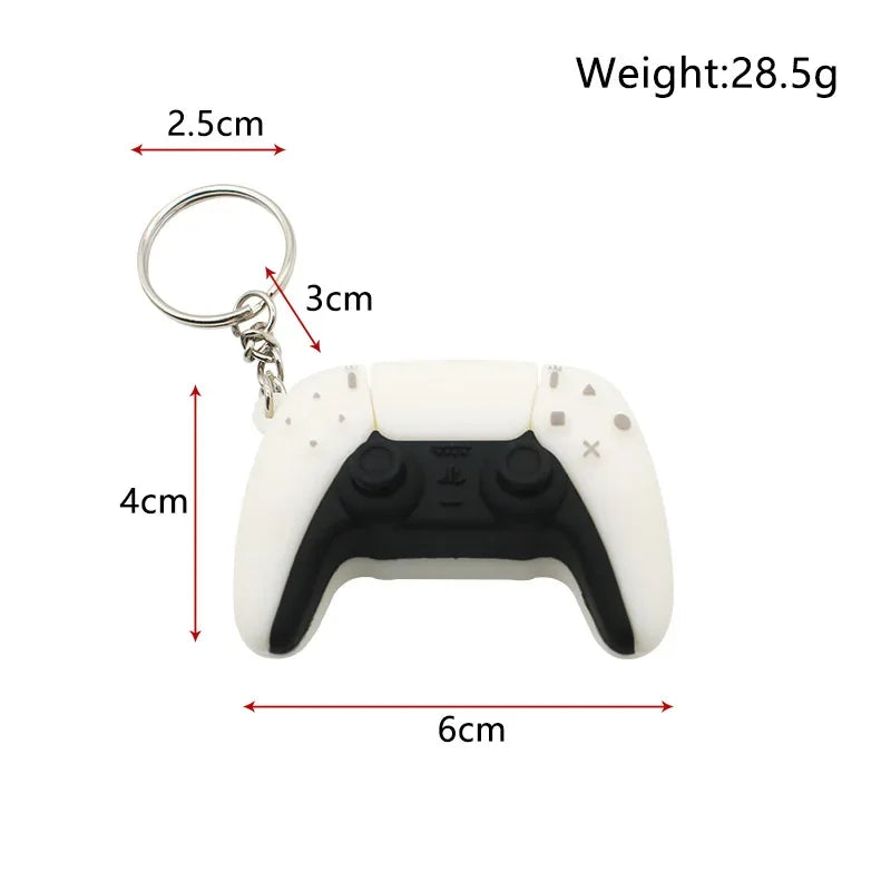 PS5 XBOX Game Console Controller Model Keychains Mini Simulation Collection Key Chain Pendant for Men Women Keys Ring Toys Gift