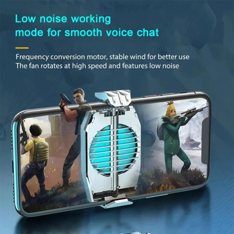 H15/G6 Portable Mini Back-clip Radiator Mobile Phone Cooling Fan for IPhone 15 IOS Android Gaming Accessories PUBG Game Cooler
