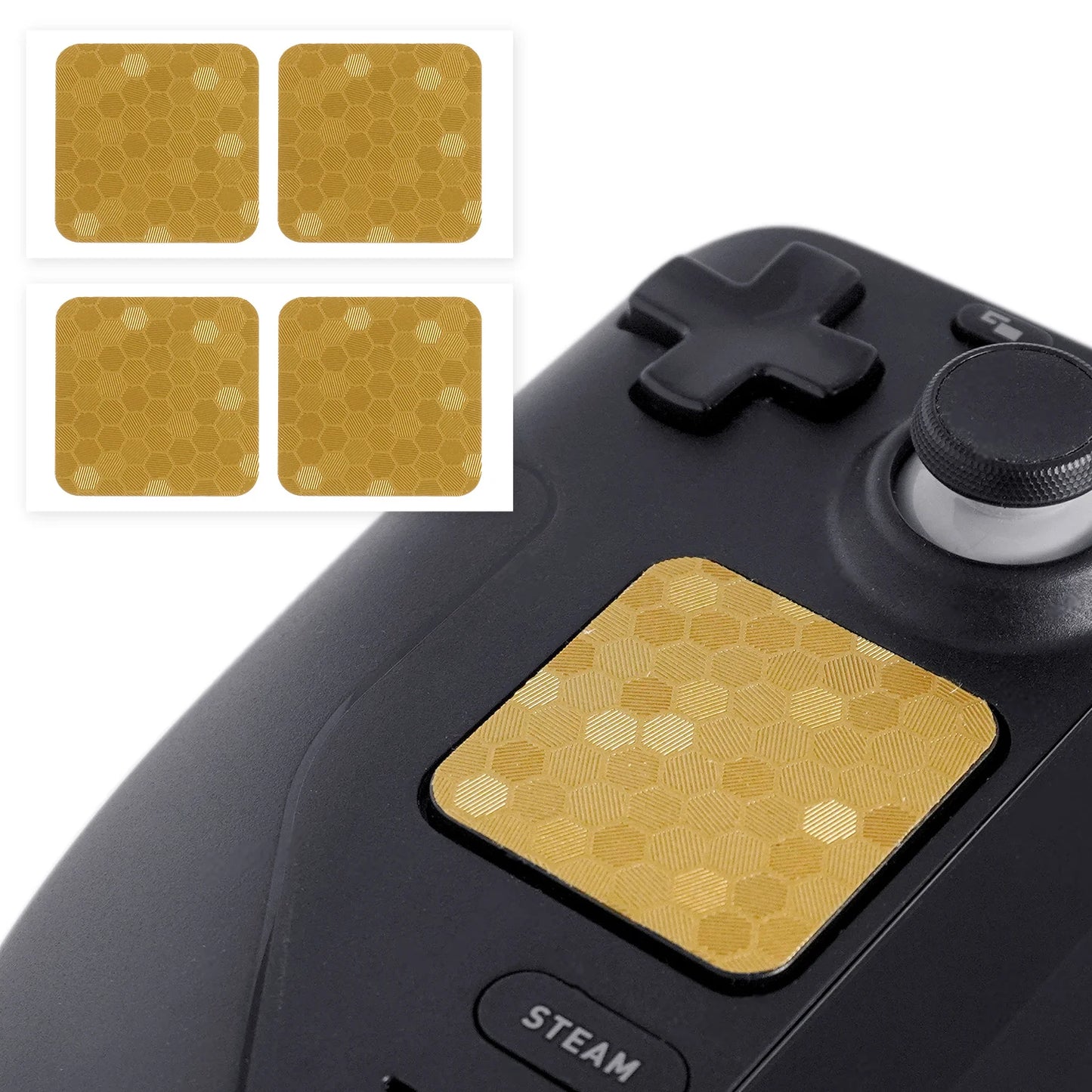 4Pieces TALONGAMES Touchpad Stickers For Steam Deck / Steam Deck OLED Version Wear-resistant Anti-scratch Protection Stickers