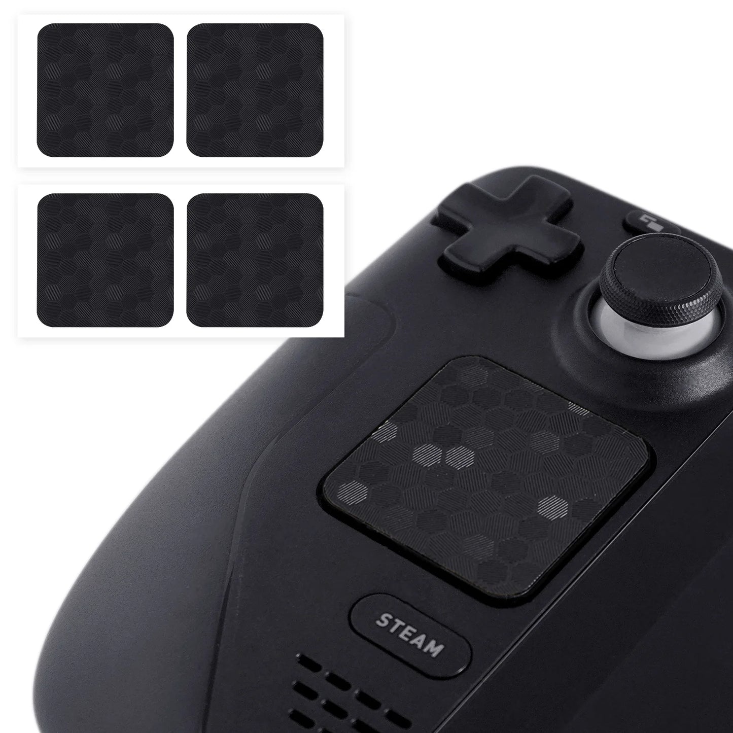 4Pieces TALONGAMES Touchpad Stickers For Steam Deck / Steam Deck OLED Version Wear-resistant Anti-scratch Protection Stickers