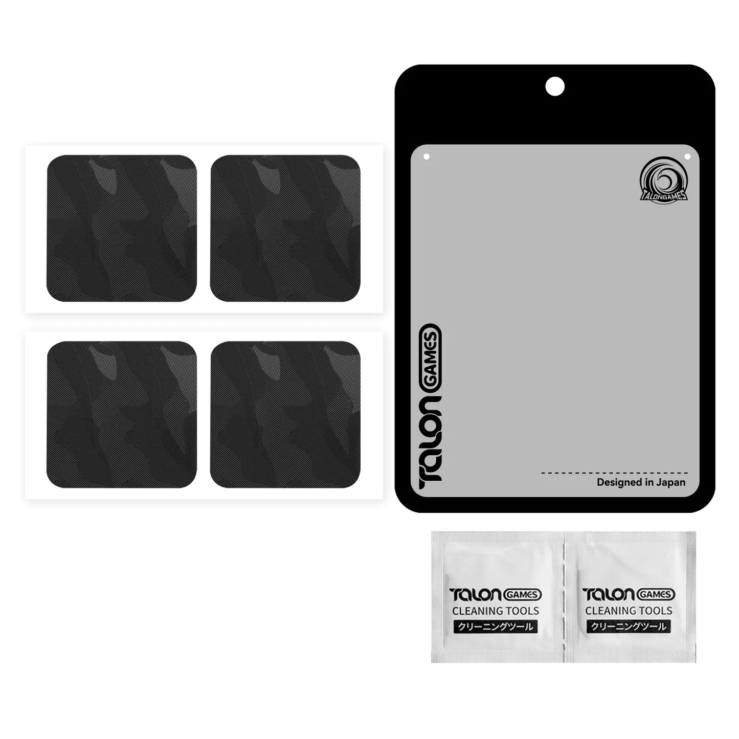 4Pieces TALONGAMES Touchpad Stickers For Steam Deck / Steam Deck OLED Version Wear-resistant Anti-scratch Protection Stickers