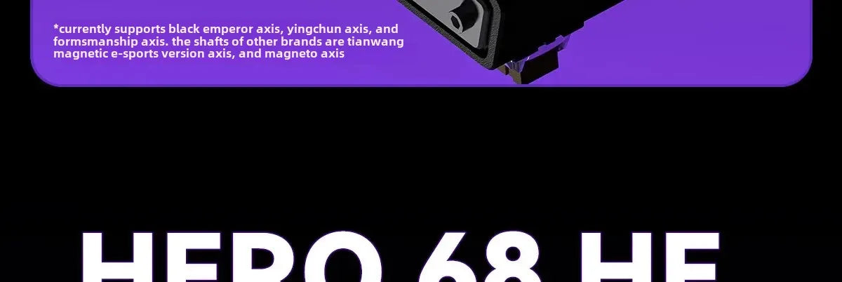 AULA New HERO 68HE/ULTRA INSTOCK Magnetic Switch Gaming Keyboard E-sport Custom Mechanical Wired Keyboard Ergonomics Accessories