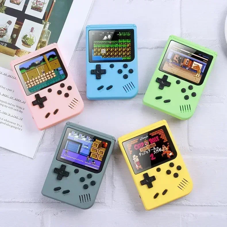 8-Bit Video Game Console 3.0 Inch LCD Retro Portable Mini Game Player Built-in 500 games AV Handheld Game Console For Kids Gift