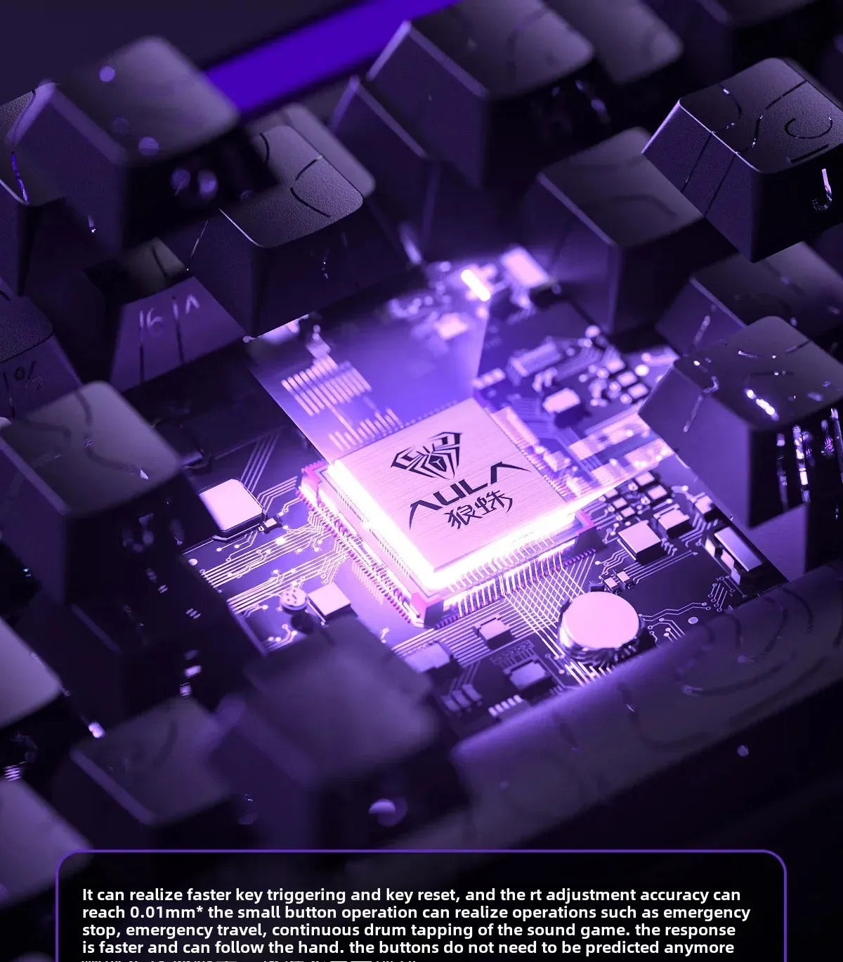 AULA New HERO 68HE/ULTRA INSTOCK Magnetic Switch Gaming Keyboard E-sport Custom Mechanical Wired Keyboard Ergonomics Accessories