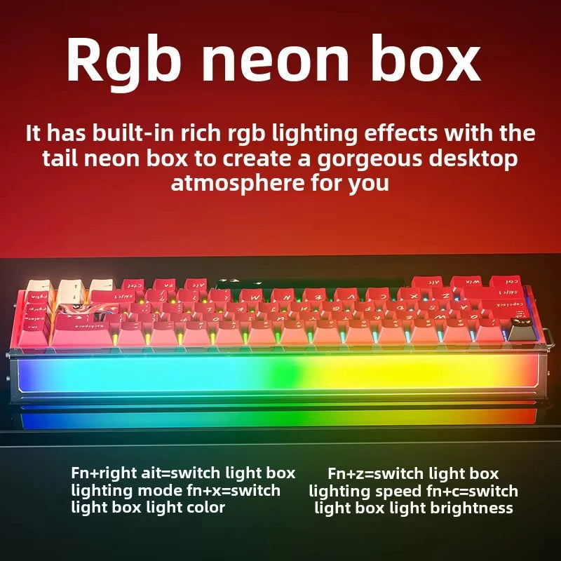 AULA New HERO 68HE/ULTRA INSTOCK Magnetic Switch Gaming Keyboard E-sport Custom Mechanical Wired Keyboard Ergonomics Accessories