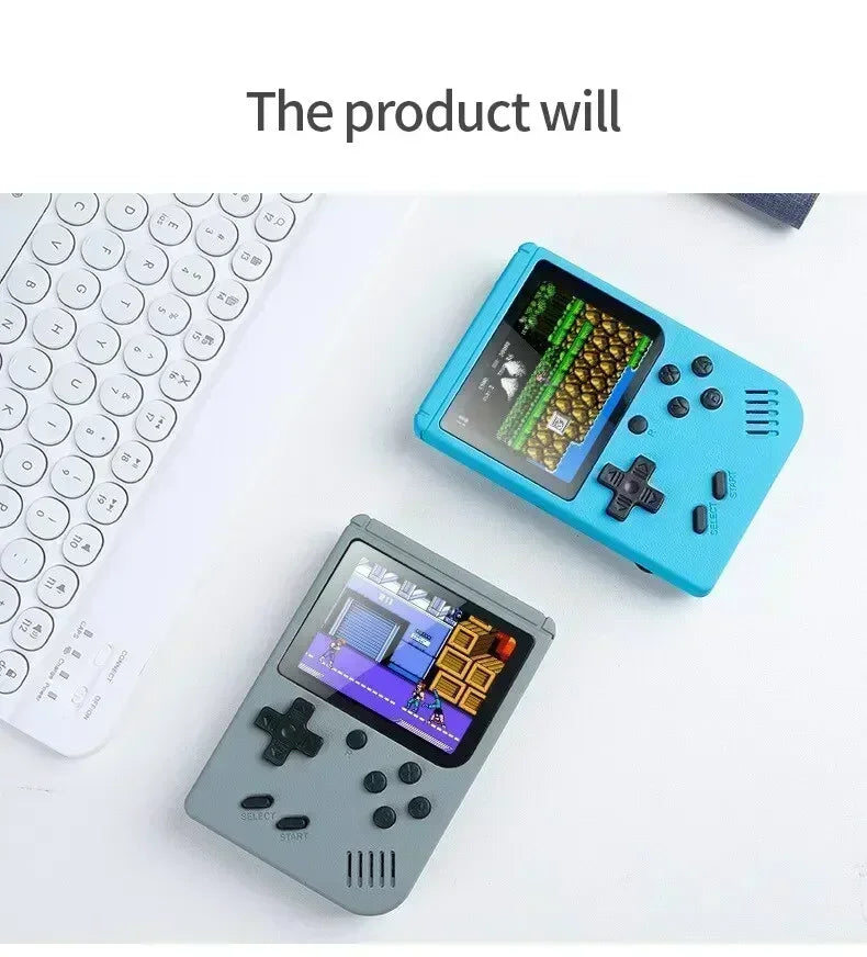 8-Bit Video Game Console 3.0 Inch LCD Retro Portable Mini Game Player Built-in 500 games AV Handheld Game Console For Kids Gift
