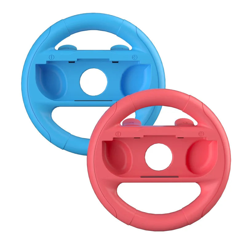 2 pcs/Lot Racing Steering Wheels for Switch OLED Joy con Controller NS Handle Grips for NS Switch Gaming Accessories