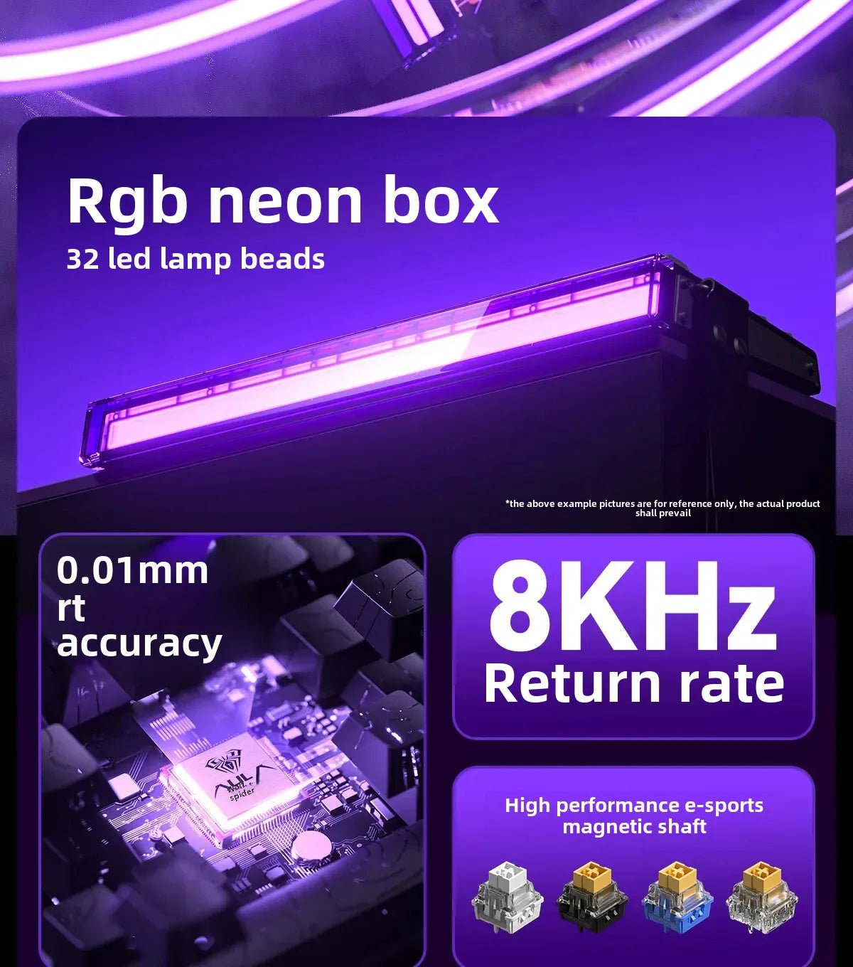 AULA New HERO 68HE/ULTRA INSTOCK Magnetic Switch Gaming Keyboard E-sport Custom Mechanical Wired Keyboard Ergonomics Accessories