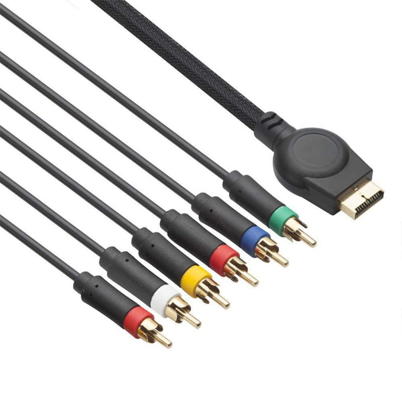 Component AV Cable High Resolution HDTV Component RCA Audio Video Cable for PS3 for PS2 Gaming Console