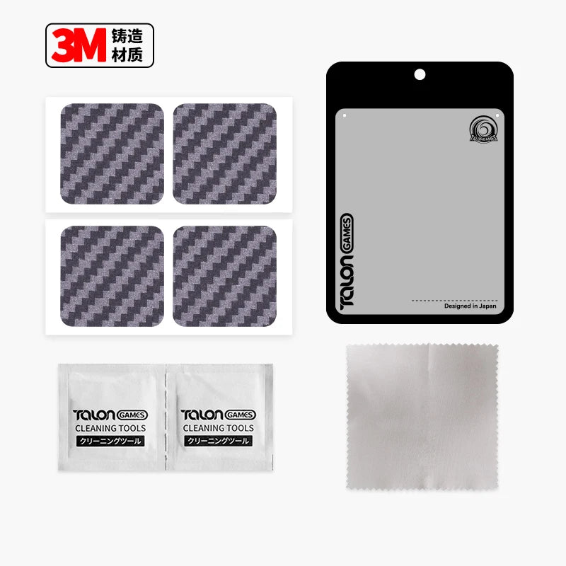 4Pieces TALONGAMES Touchpad Stickers For Steam Deck / Steam Deck OLED Version Wear-resistant Anti-scratch Protection Stickers