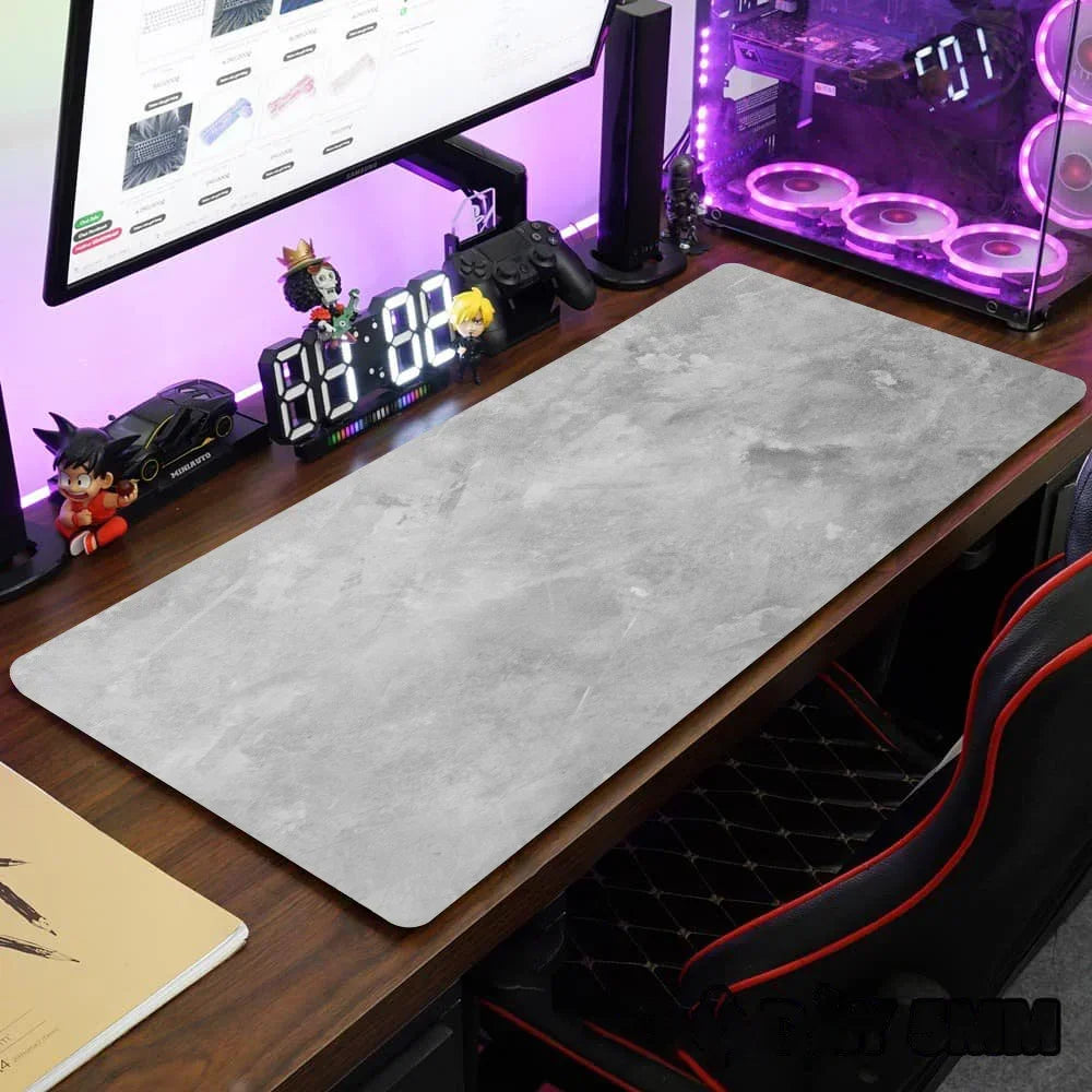 Large size desk mat 900x400mm overlock mouse pad xxl Desktop keyboard desk mat Grey series gaming mouse pad Computer accessories