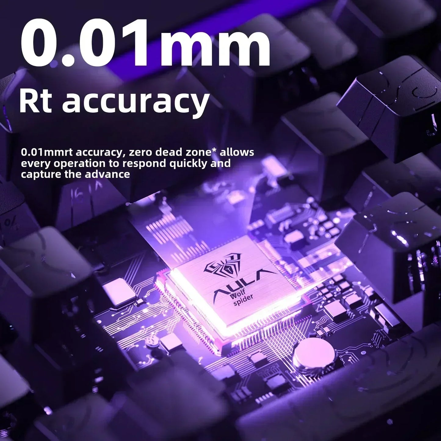 AULA New HERO 68HE/ULTRA INSTOCK Magnetic Switch Gaming Keyboard E-sport Custom Mechanical Wired Keyboard Ergonomics Accessories