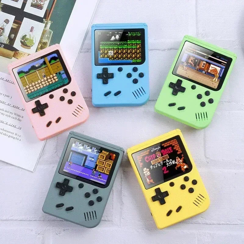 8-Bit Video Game Console 3.0 Inch LCD Retro Portable Mini Game Player Built-in 500 games AV Handheld Game Console For Kids Gift