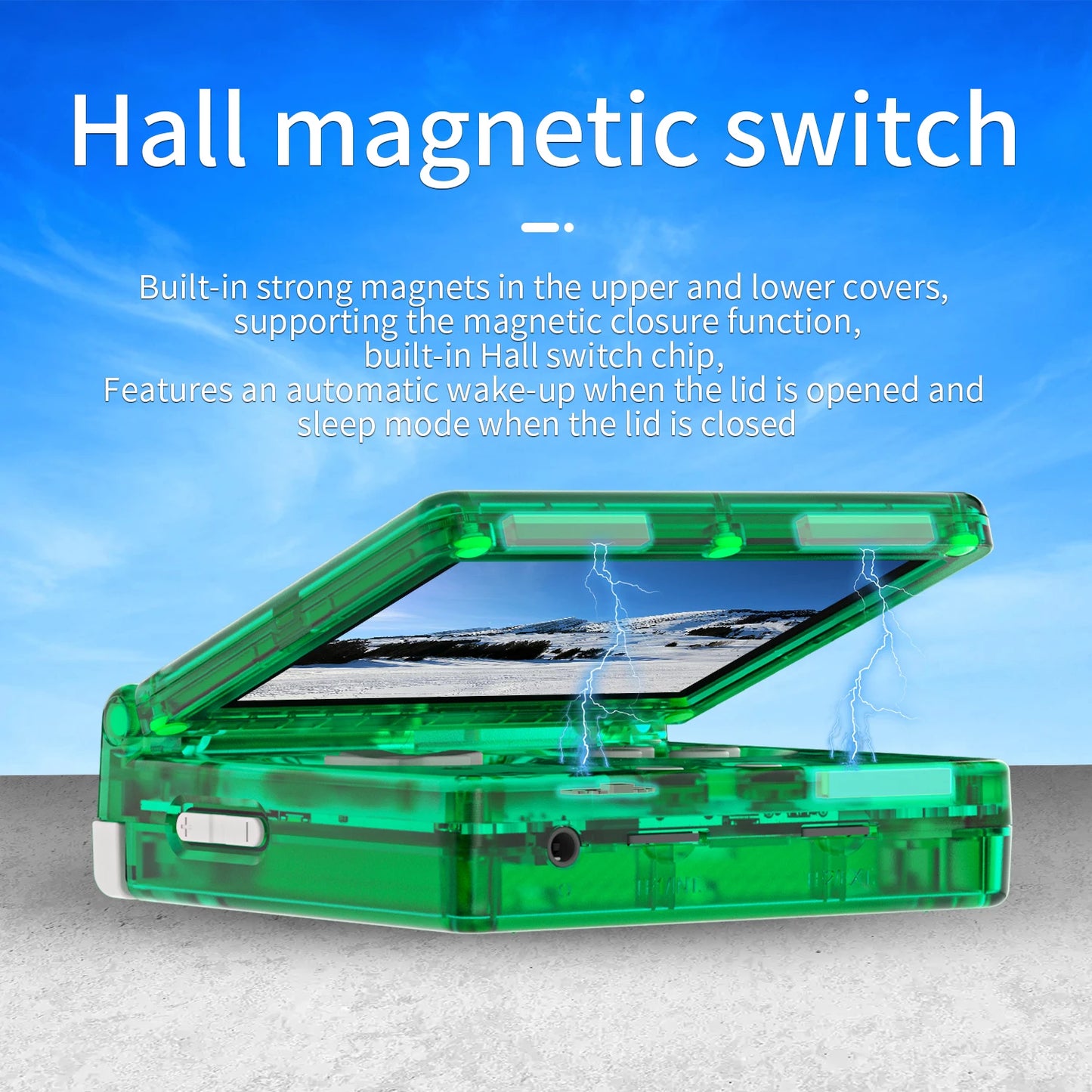 ANBERNIC NEW RG35XXSP Flip Handheld Game Console 3.5 Inch IPS Clamshell Video Gaming Console 64 Bit Linux System 64G Online Play