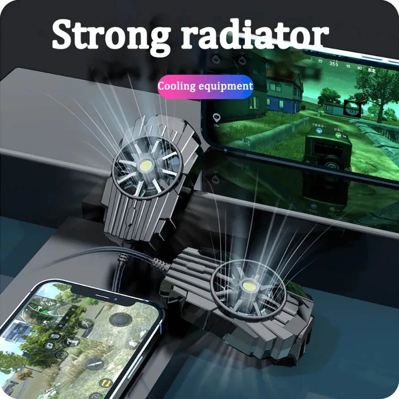 H15/G6 Portable Mini Back-clip Radiator Mobile Phone Cooling Fan for IPhone 15 IOS Android Gaming Accessories PUBG Game Cooler