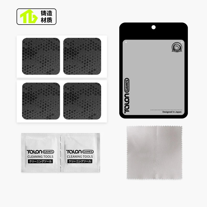 4Pieces TALONGAMES Touchpad Stickers For Steam Deck / Steam Deck OLED Version Wear-resistant Anti-scratch Protection Stickers