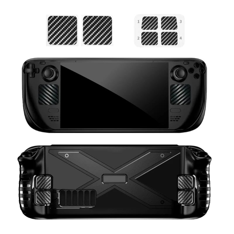 6x Protective Trackpad Skin for Steam Deck Stickers PVC Cover Wear-resistant for Steam Deck Handheld Gaming Accessories
