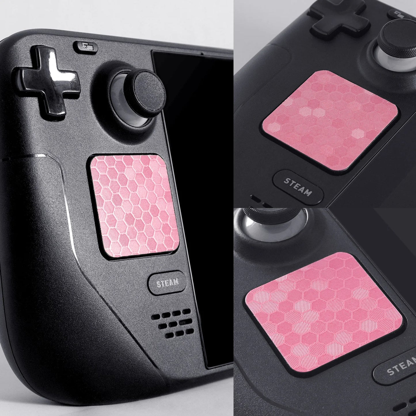 4Pieces TALONGAMES Touchpad Stickers For Steam Deck / Steam Deck OLED Version Wear-resistant Anti-scratch Protection Stickers