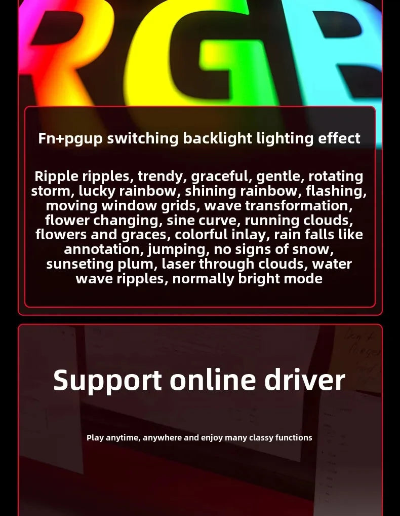 AULA New HERO 68HE/ULTRA INSTOCK Magnetic Switch Gaming Keyboard E-sport Custom Mechanical Wired Keyboard Ergonomics Accessories