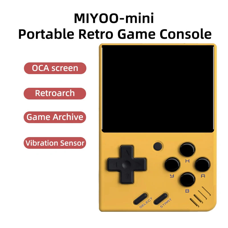 MIYOO MINI V4 PortableRetro Handheld Game Console 2.8Inch IPS Screen Video Game Consoles Linux System Classic Gaming Emulator