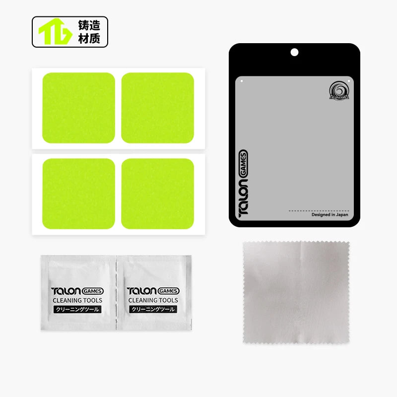 4Pieces TALONGAMES Touchpad Stickers For Steam Deck / Steam Deck OLED Version Wear-resistant Anti-scratch Protection Stickers