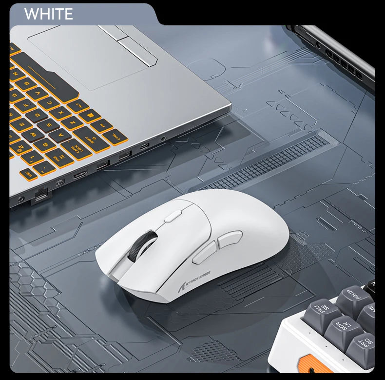 R1 Superlight Mouse Bluetooth 2.4G Wireless Gaming Mouse PixArt PAW3311 Gaming Sensor 6 Adjustable DPI for Office Game