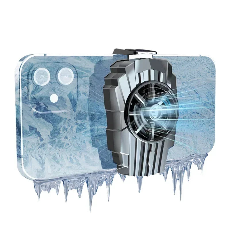 H15/G6 Portable Mini Back-clip Radiator Mobile Phone Cooling Fan for IPhone 15 IOS Android Gaming Accessories PUBG Game Cooler