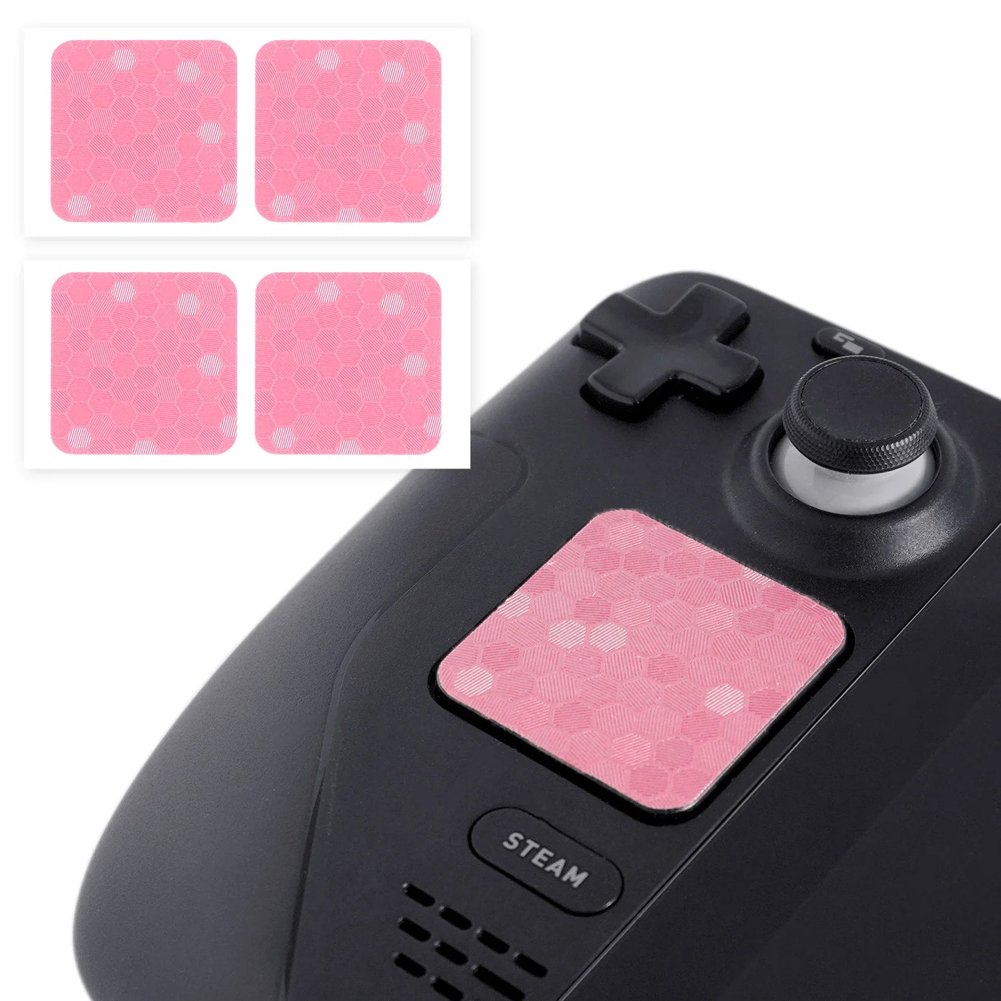4Pieces TALONGAMES Touchpad Stickers For Steam Deck / Steam Deck OLED Version Wear-resistant Anti-scratch Protection Stickers