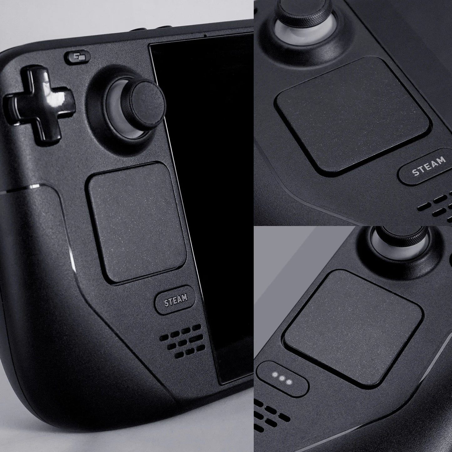 4Pieces TALONGAMES Touchpad Stickers For Steam Deck / Steam Deck OLED Version Wear-resistant Anti-scratch Protection Stickers