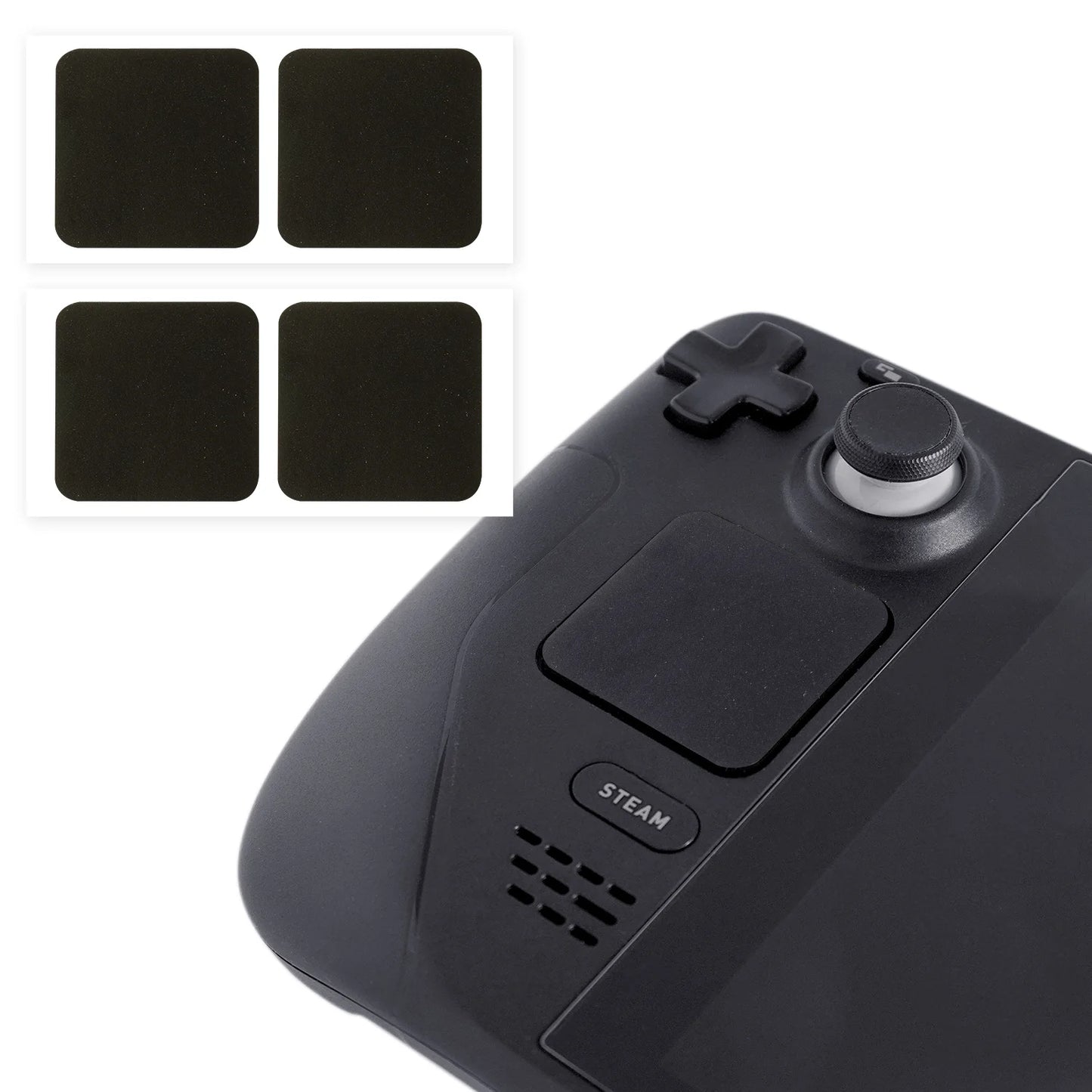4Pieces TALONGAMES Touchpad Stickers For Steam Deck / Steam Deck OLED Version Wear-resistant Anti-scratch Protection Stickers