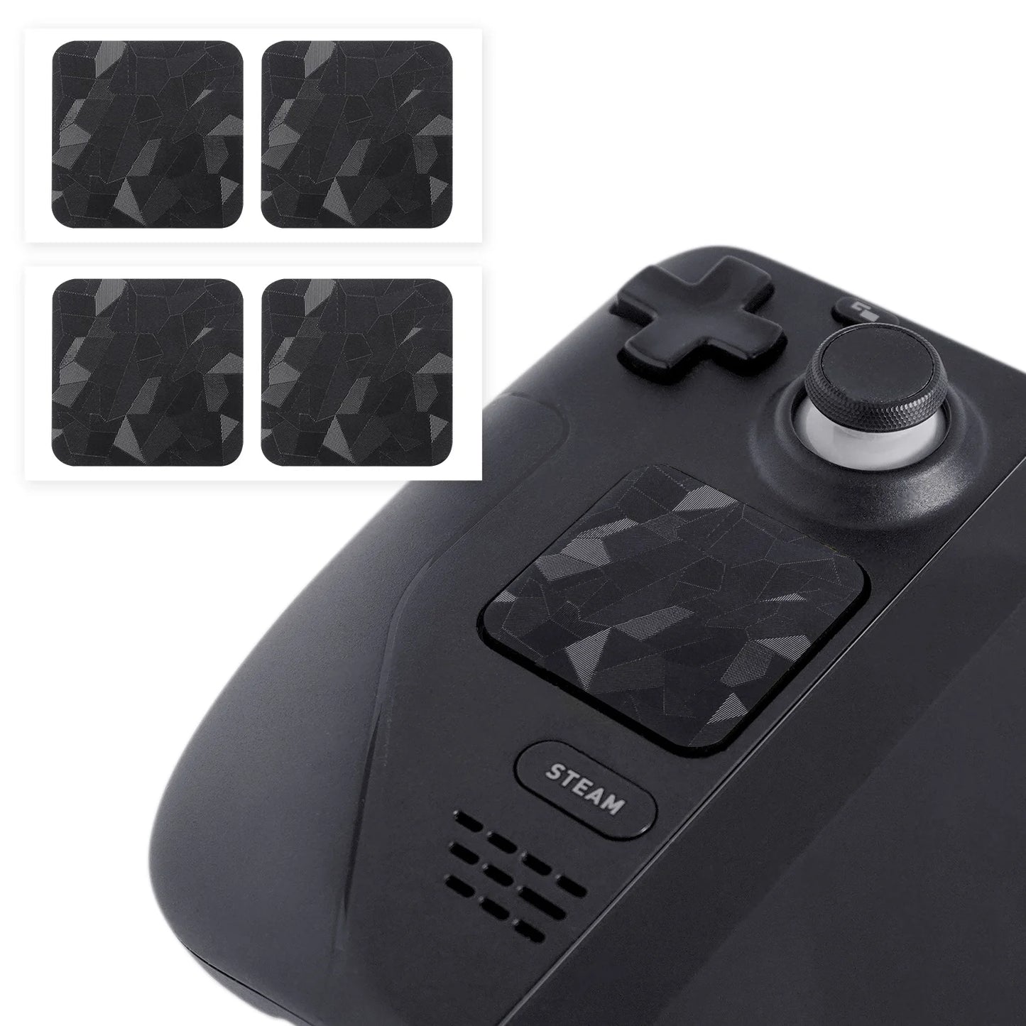 4Pieces TALONGAMES Touchpad Stickers For Steam Deck / Steam Deck OLED Version Wear-resistant Anti-scratch Protection Stickers