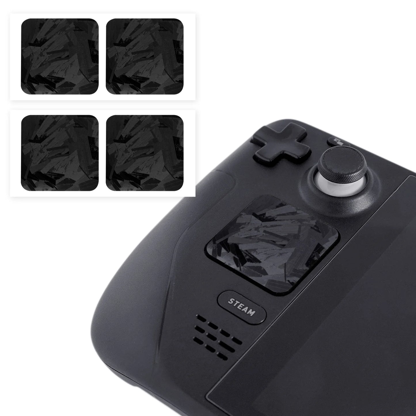 4Pieces TALONGAMES Touchpad Stickers For Steam Deck / Steam Deck OLED Version Wear-resistant Anti-scratch Protection Stickers
