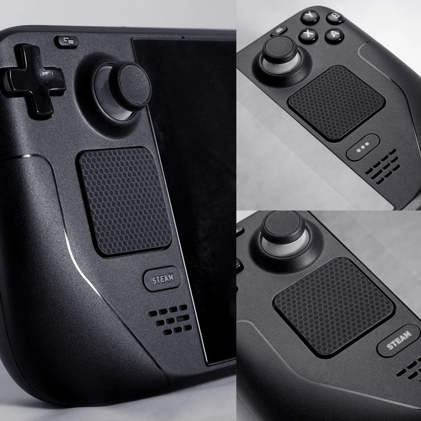 4Pieces TALONGAMES Touchpad Stickers For Steam Deck / Steam Deck OLED Version Wear-resistant Anti-scratch Protection Stickers