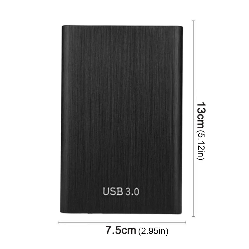 2.5 Inch External Hard Drive USB 3.0 External Hard Disk 1TB Metal Plug and Play for PC Laptop Desktop