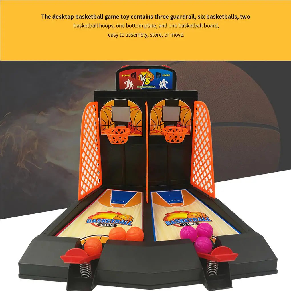 Desktop Basketball Game Toys 2-Player Table Arcade Games Intelligent