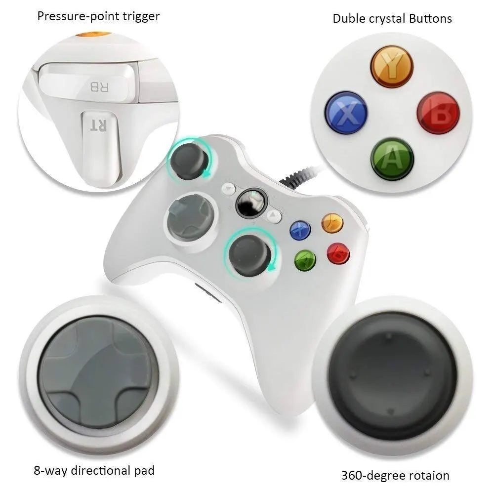 2.4g Wireless Gamepad Gaming Controller for Xbox 360/ PS3/Pc Video Game Consoles 3D Rocker Joystick Game Handle Accessories