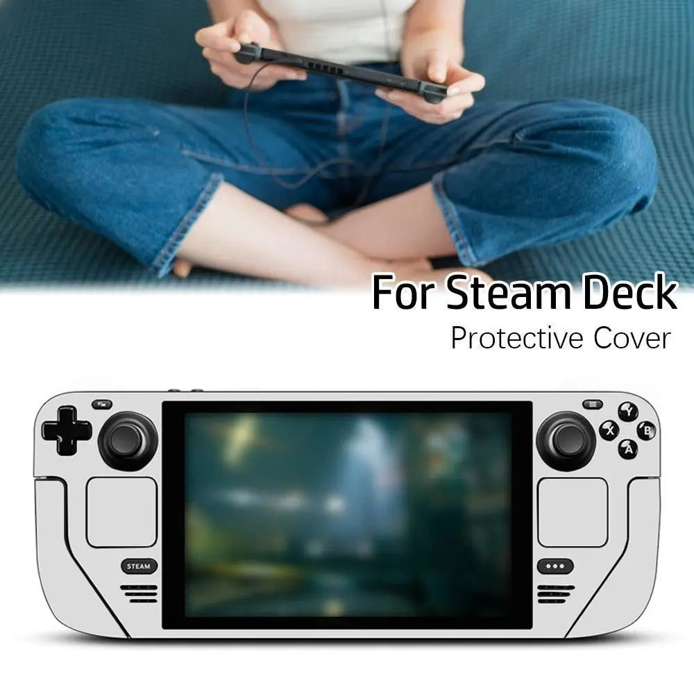 1pcs Full Set Aesthetic Skin Vinyl for Steam Deck Console Protective Decal Wrapping Cover For Valve Console Premium Stickers