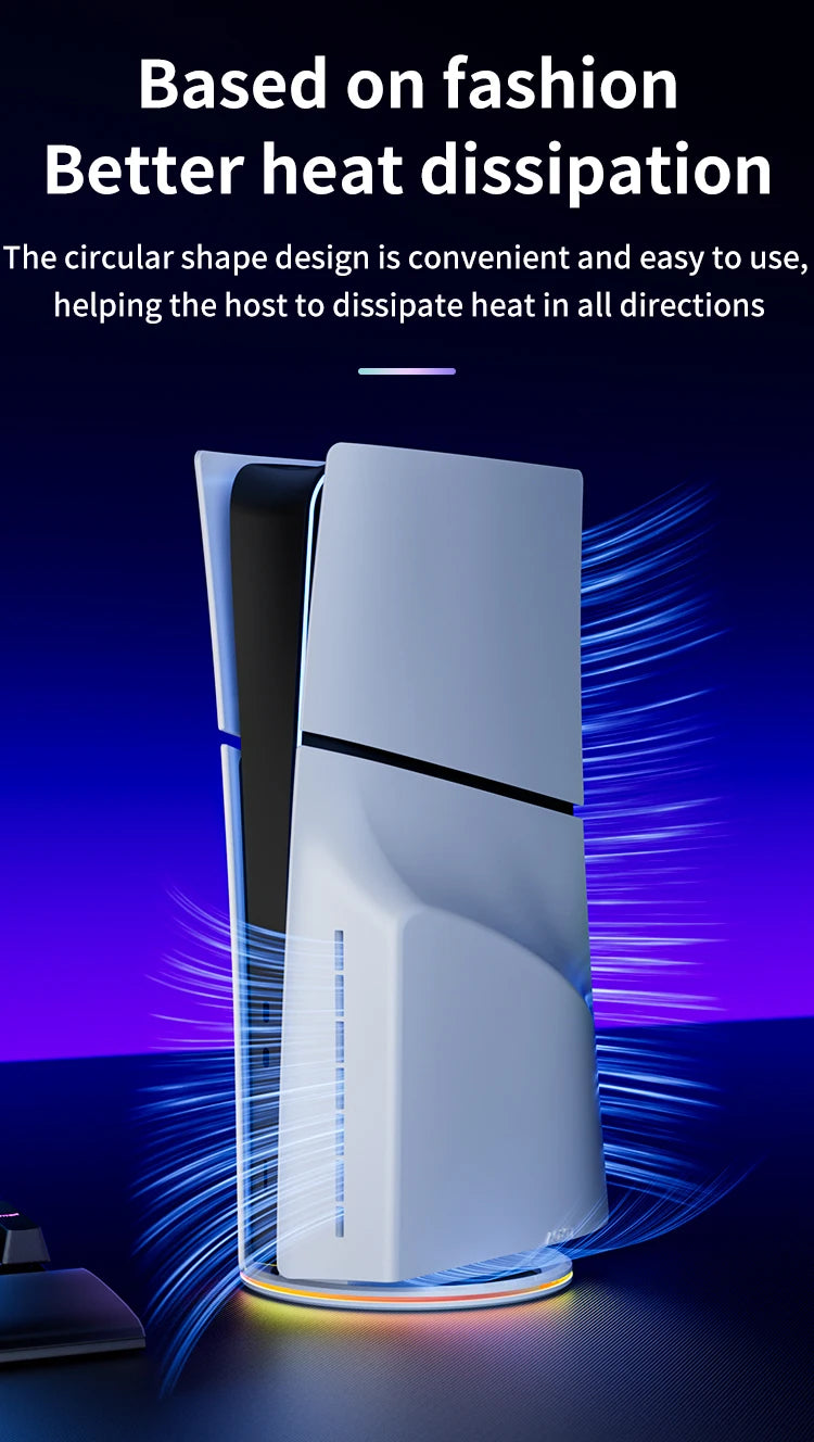 For PS5/PS5 PRO Ultra-thin Console Replacement Parts for Console Bracket Anti-slip Vertical Base Gaming Accessories