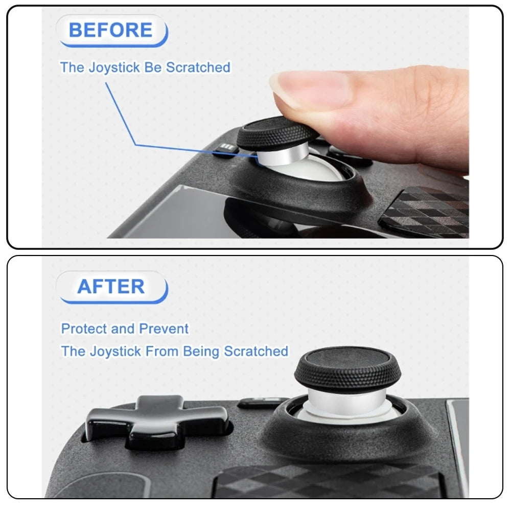 Joystick Protectors Invisible Elastic Rubber Anti-Wear Protector Ring Cover for Steam Deck Rog Ally Game Joystick Accessories