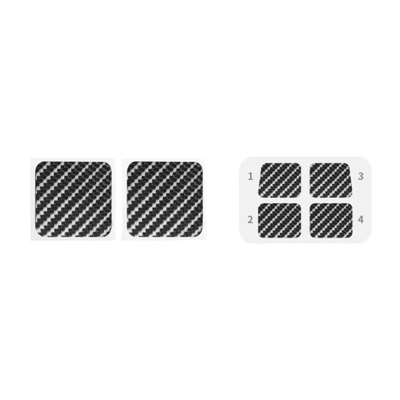 6x Protective Trackpad Skin for Steam Deck Stickers PVC Cover Wear-resistant for Steam Deck Handheld Gaming Accessories