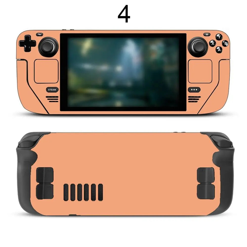 1pcs Full Set Aesthetic Skin Vinyl for Steam Deck Console Protective Decal Wrapping Cover For Valve Console Premium Stickers