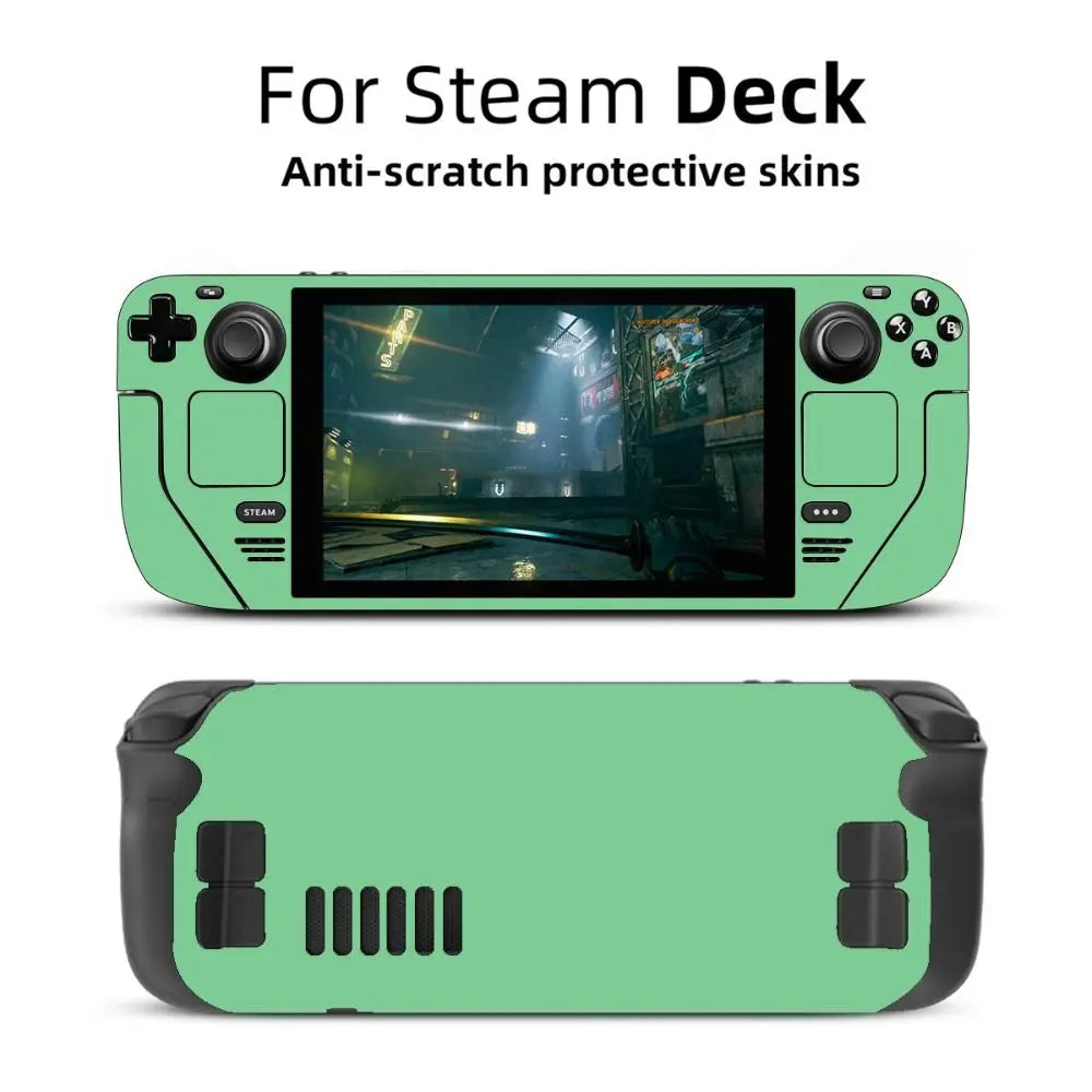 1pcs Full Set Aesthetic Skin Vinyl for Steam Deck Console Protective Decal Wrapping Cover For Valve Console Premium Stickers