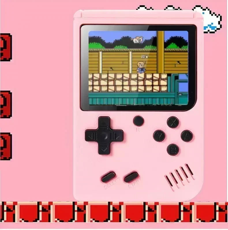 8-Bit Video Game Console 3.0 Inch LCD Retro Portable Mini Game Player Built-in 500 games AV Handheld Game Console For Kids Gift