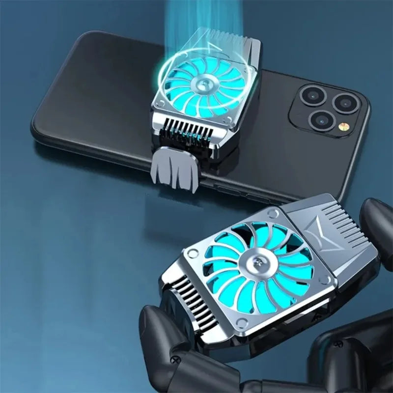 H15/G6 Portable Mini Back-clip Radiator Mobile Phone Cooling Fan for IPhone 15 IOS Android Gaming Accessories PUBG Game Cooler